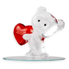 FIGURKA SZKLANA MIŚ STOJĄCY 6 CM