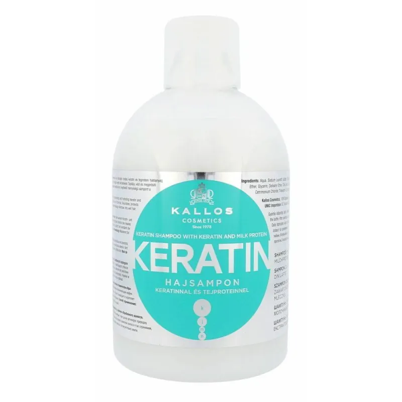 KALLOS KERATIN SZAMPON REGENERUJĄCY Z KERATYNĄ 1000ML