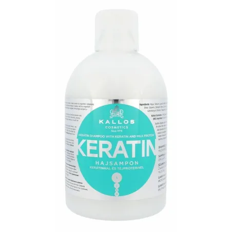KALLOS KERATIN SZAMPON REGENERUJĄCY Z KERATYNĄ 1000ML