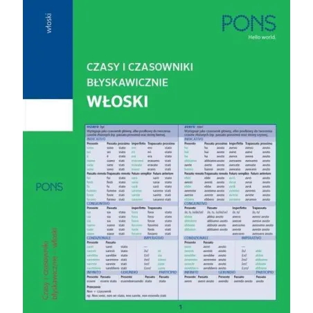 Czasy I Czasowniki Błyskawicznie Włoski