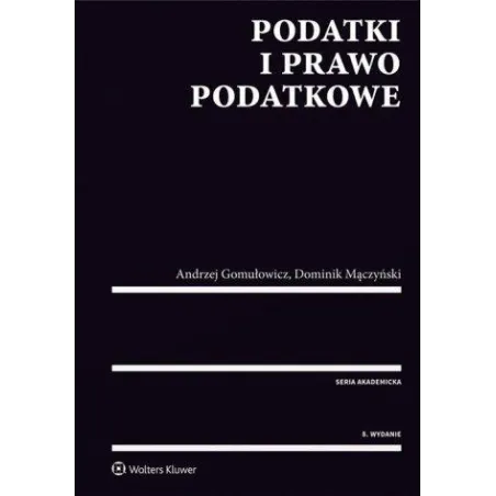 PODATKI I PRAWO PODATKOWE