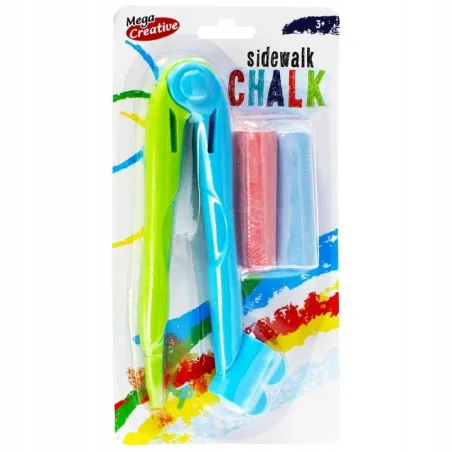 Kreda Chodnikowa Gruba Z Cyrklem Do Rysowania 3+