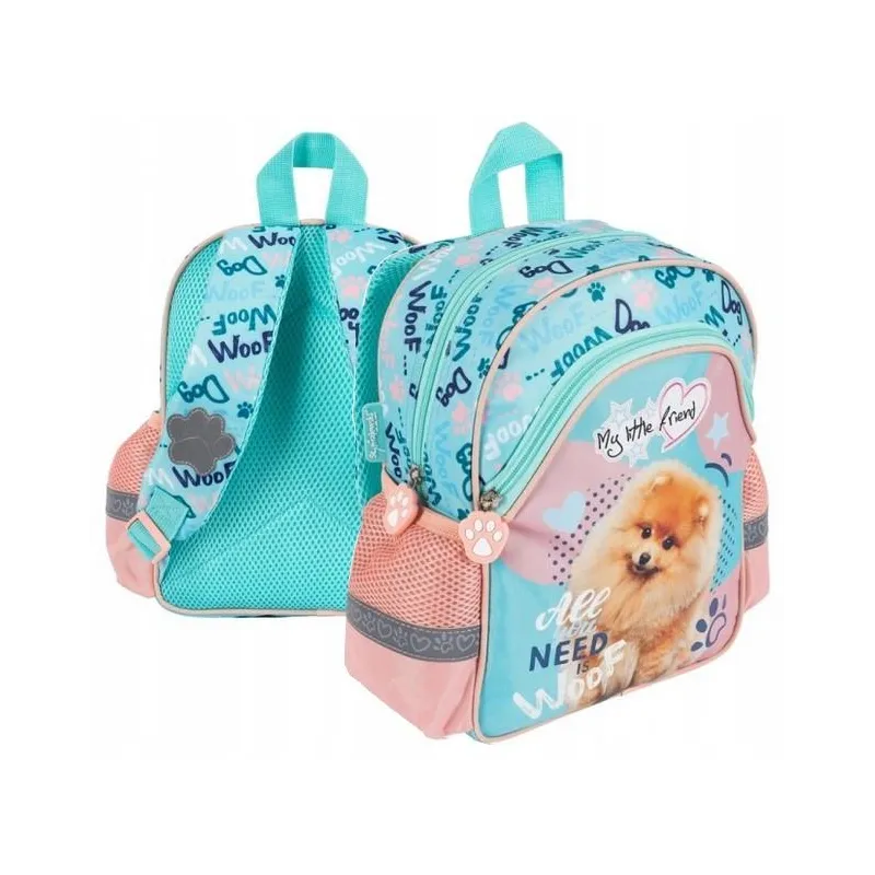 PLECAK PRZEDSZKOLAKA SŁODKI PIESEK DLA DZIEWCZYNKI 3+