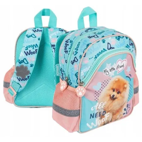 PLECAK PRZEDSZKOLAKA SŁODKI PIESEK DLA DZIEWCZYNKI 3+