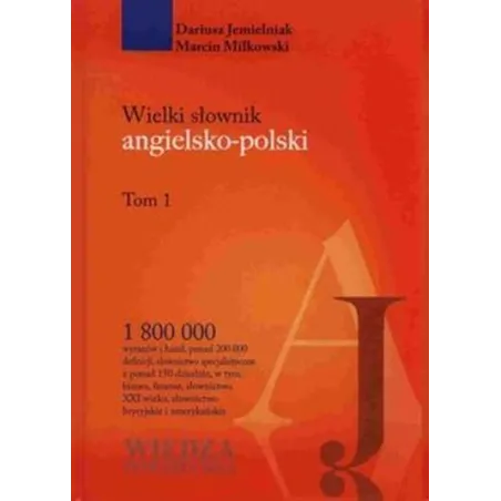 Wielki słownik angielsko-polski Tom 1-2 Pakiet Jemielniak Dariusz, Miłkowski Marcin