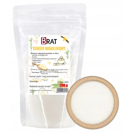 Cukier Wanilinowy 200G Aromatyczny Do Ciast I Deserów Cukier Wanilinowy 200G Aromatyczny Do Ciast I Deserów