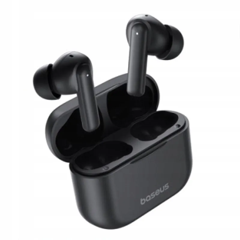 SŁUCHAWKI BEZPRZEWODOWE DOUSZNE BASEUS BOWIE E17 TWS BLUETOOTH 5.3 CZARNE