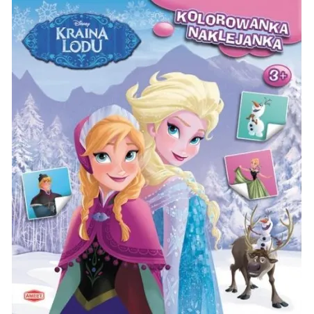 Disney Kraina Lodu. Kolorowanka Naklejanka 3+
