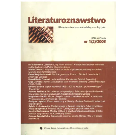 LITERATUROZNAWSTWO - Wydawnictwo Akademii Humanistyczno-Ekonomicznej w Łodzi