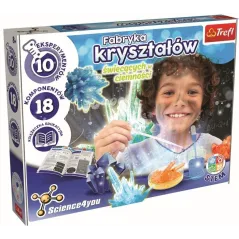 FABRYKA KRYSZTAŁÓW ŚWIECĄCYCH W CIEMNOŚCI ZESTAW EDUKACYJNY 8+ - Trefl
