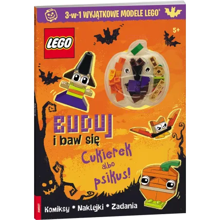 LEGO ICONIC BUDUJ I BAW SIĘ CUKIEREK ALBO PSIKUS + FIGURKA 5+ - Ameet