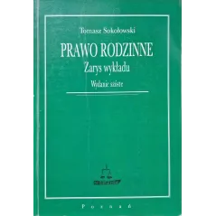 PRAWO RODZINNE ZARYS WYKŁADU
