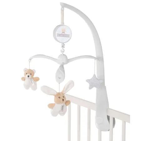 Karuzela Do Łóżeczka Z Pozytywką Miś I Króliczek Chicco My Sweet Doudou 0M+ Ii Gatunek