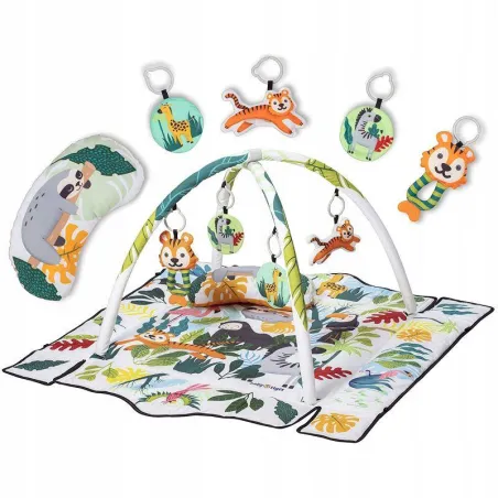 Mata Edukacyjna Dla Dzieci 2W1 Baby Tiger Tropicana 0+