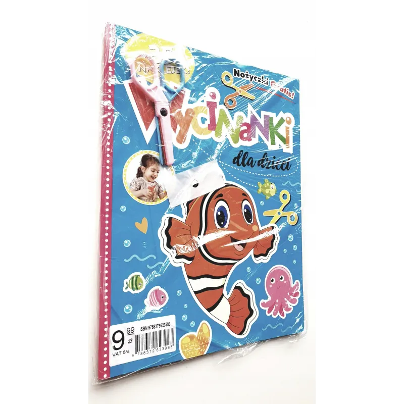 WYCINANKI DLA DZIECI Z NAKLEJKAMI + NOŻYCZKI WYCINANKI DLA DZIECI Z NAKLEJKAMI + NOŻYCZKI