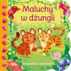 MALUCHY Z DŻUNGLI KSIĄŻECZKA Z OKIENKAMI - Olesiejuk