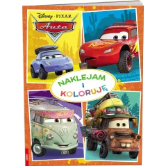 Disney Pixar auta Naklejam i koloruję NAK9113 Opracowanie zbiorowe