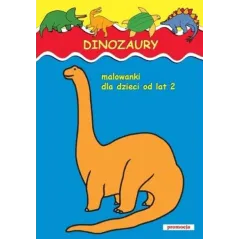 DINOZAURY. MALOWANKI DLA DZIECI OD LAT 2