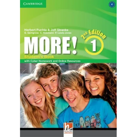 MORE! LEVEL 1 STUDENTS BOOK WITH CYBER HOMEWORK AND ONLINE RESOURCES Herbert Puchta, Jeff Stranks - Helbling Languages