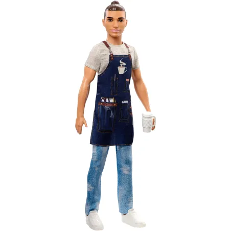 BARBIE LALKA KEN BARISTA 3+