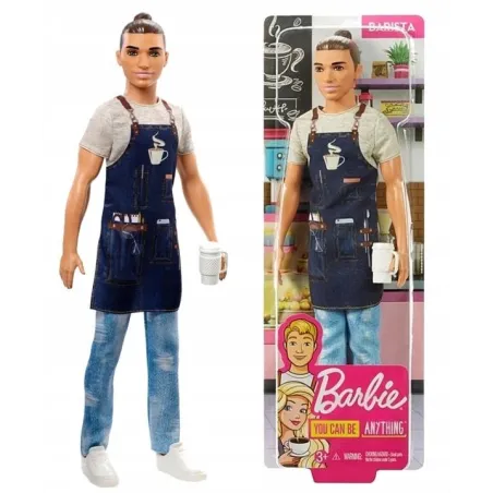Barbie Lalka Ken Barista 3+
