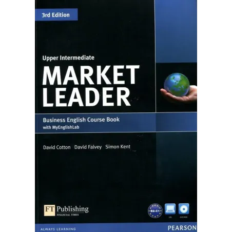 MARKET LEADER 3ED UPPR-INTERMED SB +DVD +MYENG David Cotton, David Falvey, Simon Kent - Pearson