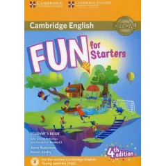 FUN FOR STARTERS STUDENTS BOOK WITH ONLINE ACTIVITIES WITH AUDIO AND HOME FUN BOOKLET 2 Anne Robinson, Karen Saxby - Cambridg...