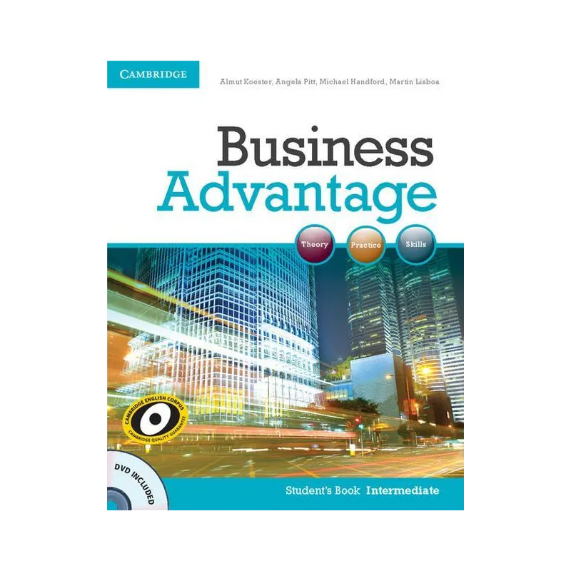 BUSINESS ADVANTAGE INTERMEDIATE PODRĘCZNIK + DVD Almut Koester, Angela Pitt, Michael Handford - Cambridge University Press