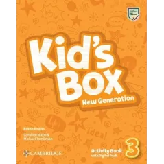 KIDS BOX NEW GENERATION  3 ACTIVITY BOOK WITH DIGITAL PACK BRITISH ENGLISH Caroline Nixon, Michael Tomlinson