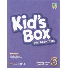KIDS BOX NEW GENERATION 6 ACTIVITY BOOK WITH DIGITAL PACK Caroline Nixon, Michael Tomlinson