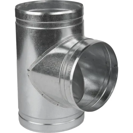 TRÓJNIK OKRĄGŁY 90° FI 220 OCYNK - SYSTEM WENTYLACYJNY / KLIMATYZACYJNY