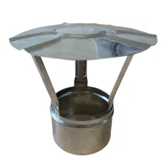 DASZEK WENTYLACYJNY OKRĄGŁY Z BLACHY OCYNKOWANEJ 0,5 MM - ŚREDNICA 220 MM