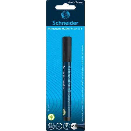 Marker Permanentny Czarny Maxx 133 Ścięty 1–4 Mm Schneider