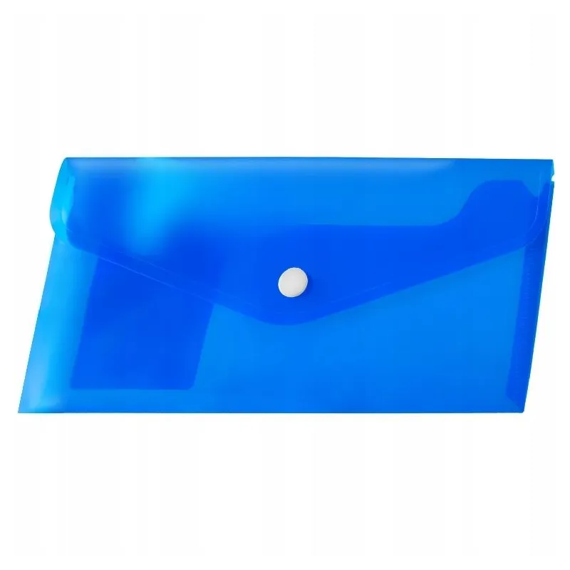 PLASTIKOWA KOPERTA NA DOKUMENTY A5 NIEBIESKA TETIS