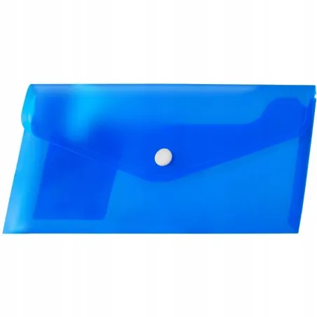 PLASTIKOWA KOPERTA NA DOKUMENTY A5 NIEBIESKA TETIS