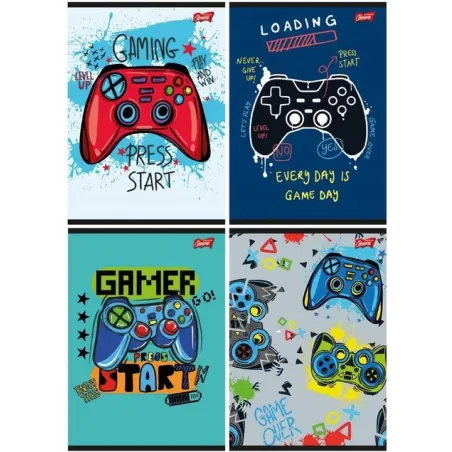 ZESZYT W KRATKĘ 16 KARTEK A5