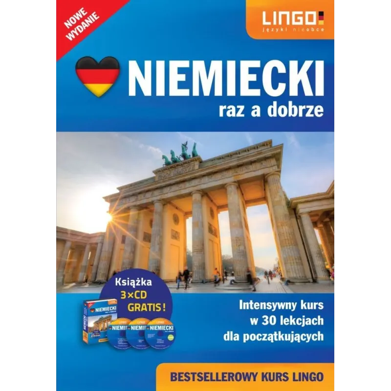 NIEMIECKI RAZ DOBRZE INTENSYWNY KURS W 30 LEKCJACH DLA POCZĄTKUJĄCYCH Tomasz Sielecki - Lingo