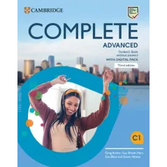 COMPLETE ADVANCED STUDENT'S BOOK WITHOUT ANSWERS WITH DIGITAL PACK