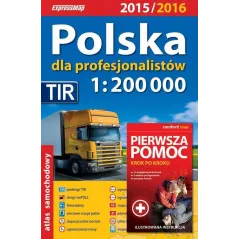 POLSKA DLA PROFESJONALISTÓW 1:200 000 + PIERWSZA POMOC KROK PO KROKU - ExpressMap