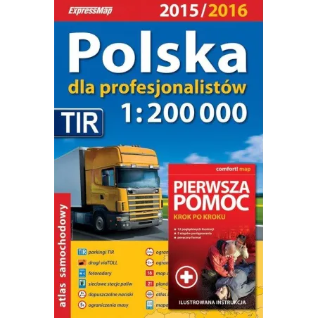 Polska Dla Profesjonalistów 1:200 000 + Pierwsza Pomoc Krok Po Kroku