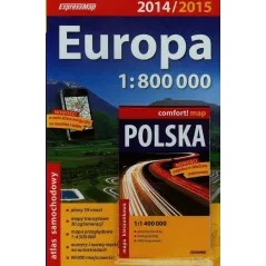 EUROPA 1:800 000 ATLAS SAMOCHODOWY II GATUNEK - ExpressMap