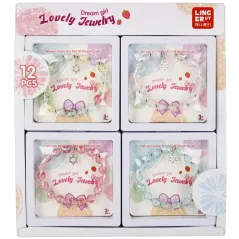 BRANSOLETKA GWIAZDA DLA DZIEWCZYNKI MIX WZORÓW