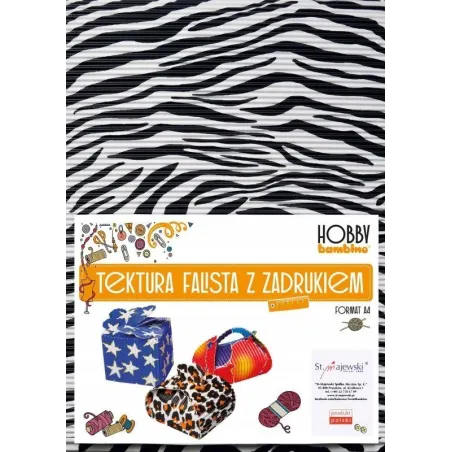 TEKTURA FALISTA Z NADRUKIEM A4 10 SZT BAMBINO HOBBY