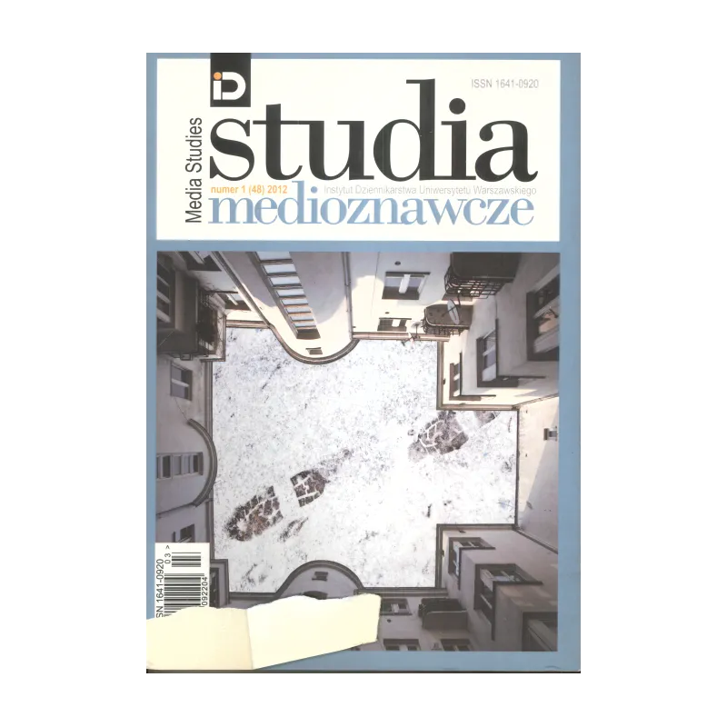 STUDIA MEDIOZNAWCZE 1 2012 - Aspra