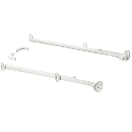 IKEA HJALPA WYSUWANA SZYNA NA KOSZE 55 CM BIAŁA 2 SZT. - DO PLATSA