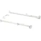 Ikea Hjalpa Wysuwana Szyna Na Kosze 55 Cm Biała 2 Szt. - Do Platsa