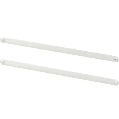IKEA HJALPA SZYNA DO ZAWIESZANIA 55 CM BIAŁA 2 SZT. - DO HACZYKÓW I AKCESORIÓW