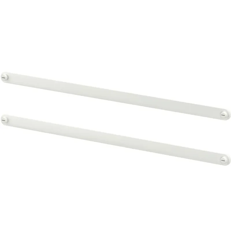 IKEA HJALPA SZYNA DO ZAWIESZANIA 55 CM BIAŁA 2 SZT. - DO HACZYKÓW I AKCESORIÓW