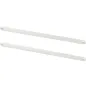Ikea Hjalpa Szyna Do Zawieszania 55 Cm Biała 2 Szt. - Do Haczyków I Akcesoriów