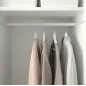 Ikea Hjalpa Szyna Do Zawieszania 55 Cm Biała 2 Szt. - Do Haczyków I Akcesoriów